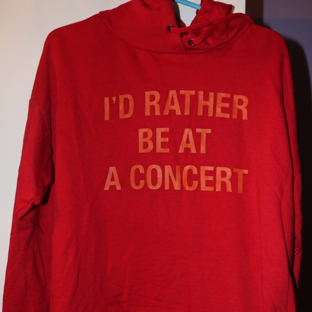 Red hoodie